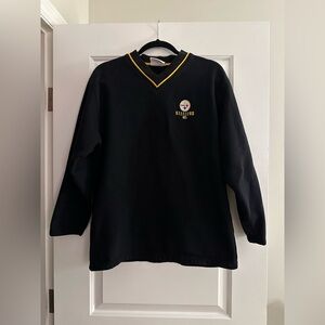 Pittsburgh Steelers V-Neck Pullover with Team Logo.